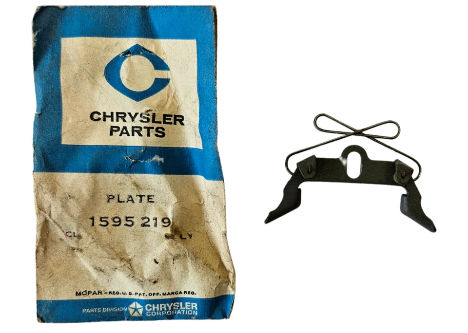 1955-1956 Chrysler Dodge Plymouth Turn Signal Switch Operating Plate 1595219 NOS - Image 2 of 4