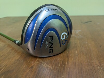 PING G5 460cc 9 Degree Titanium Driver W/ Aldila NV 65-S Shaft