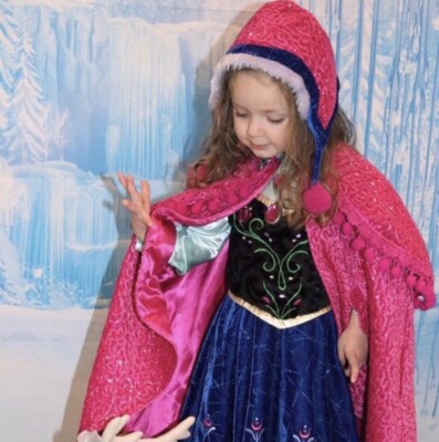 Winter Travestimento Anna Frozen Frozen Costume Anna Dress For