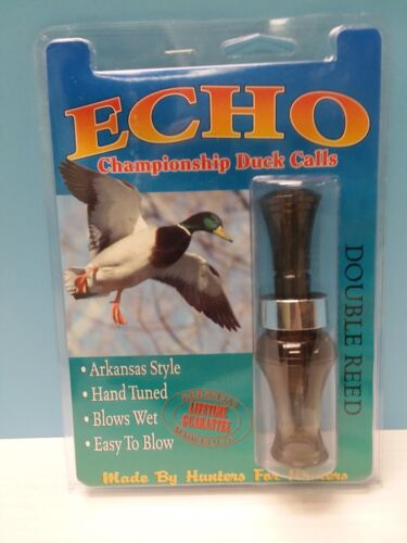 Echo - Podwójna trzcina Poliwęglan Duck Call - Smoke - ES-2 - Nowy - Zdjęcie 1 z 2