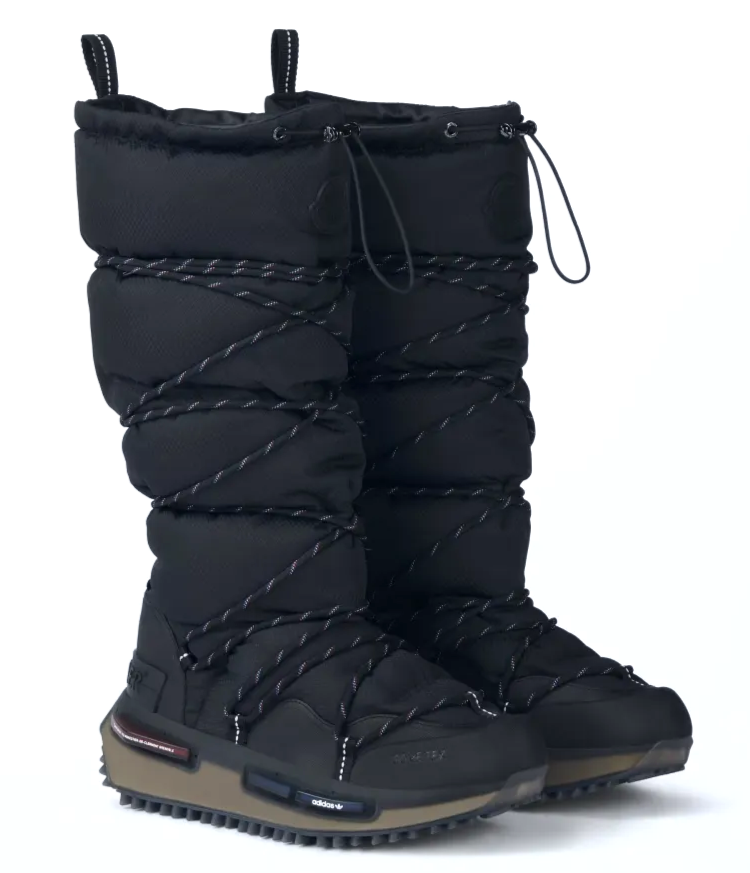 SALOMON Scarpe Moncler X Adidas NMD Boost GoreTex triple nere stivali alti originali