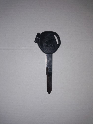 Genuine Honda Motorcycle Blank Key. Left Slot - Picture 3 of 3