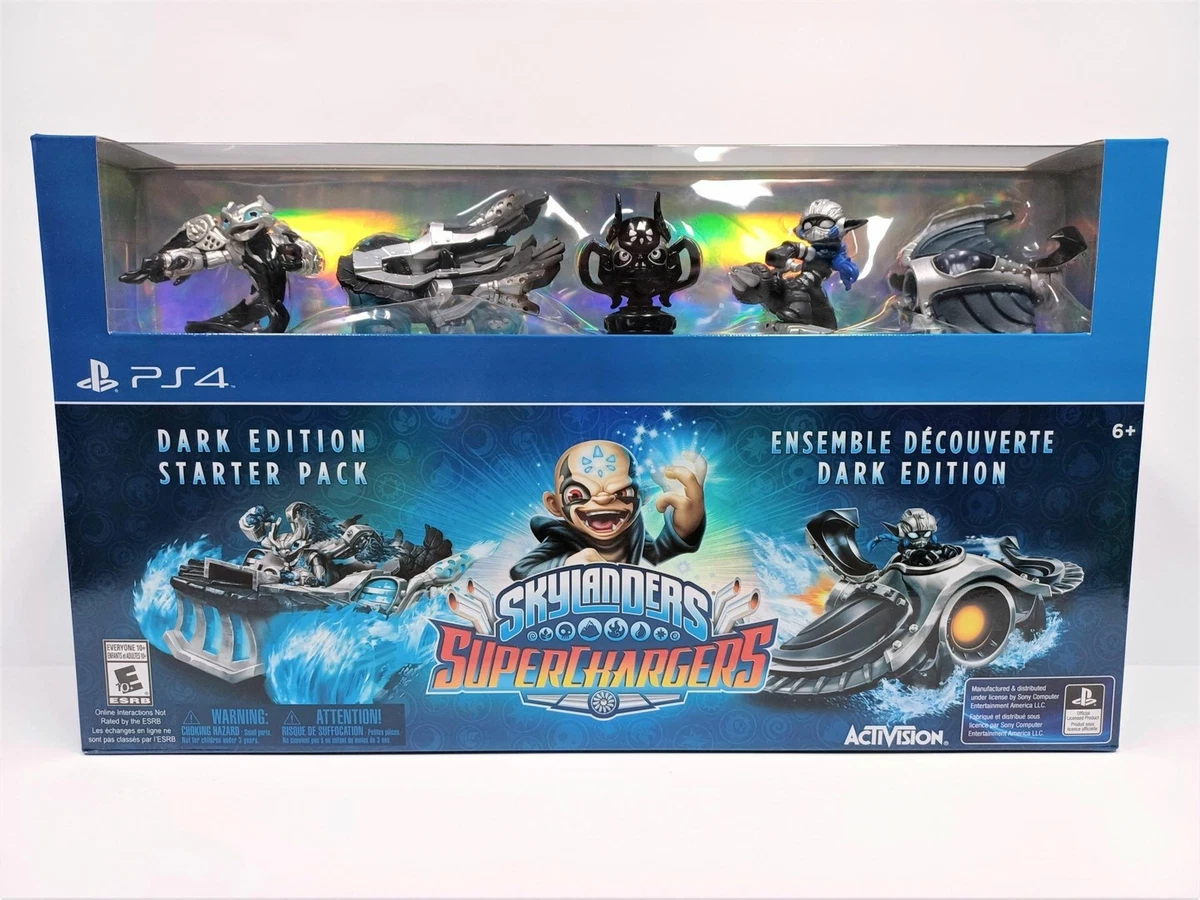 Skylanders SuperChargers Dark Edition Starter Pack PS4 (Brand New Factory  Sealed