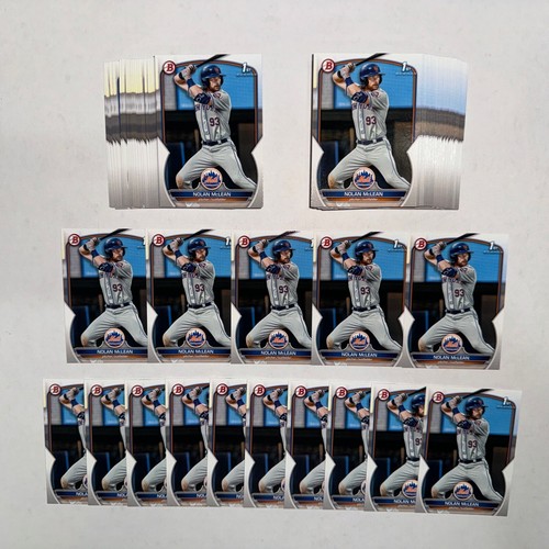 (50) Nolan McLean 1st Bowman Draft BD-96 New York Mets 50 Card Lot