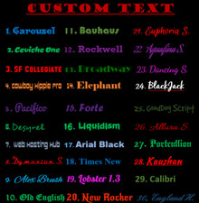 Custom Text Vinyl Lettering Personalized Window Decal Sticker Car Truck Business