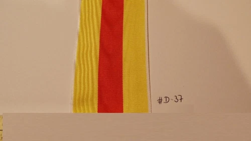 Medal ribbon Baden military Karl Fried Verd order 30mm wide 0.5meter d37 (1m9.80)
