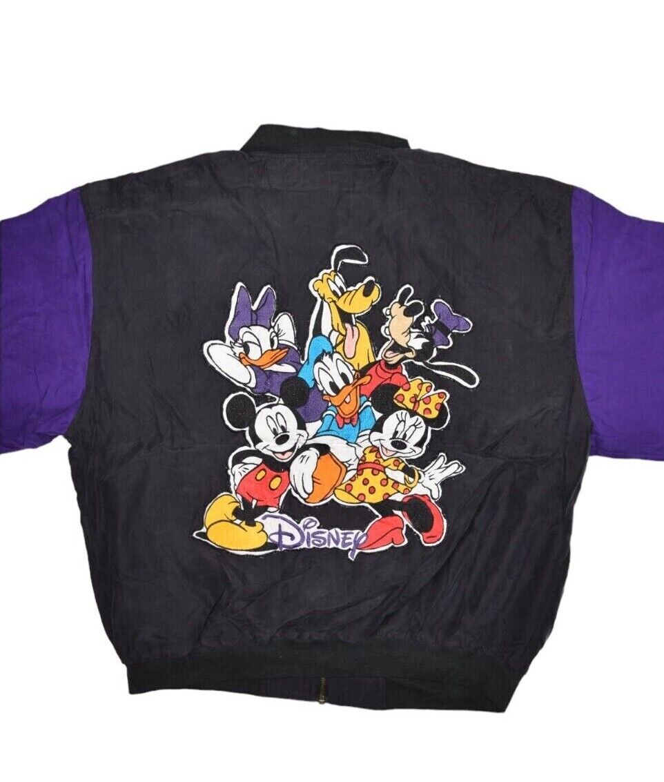 Vintage Disney Jacket JH Silk Bomber Mickey Mouse Minnie Vintage Disney Jacket JH Silk Bomber Mickey Mouse Minnie