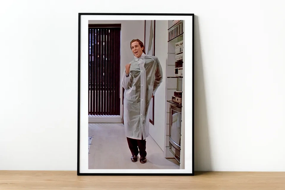 American Psycho Movie Poster-Patrick Bateman Comedy Art-Christian Bale- 21