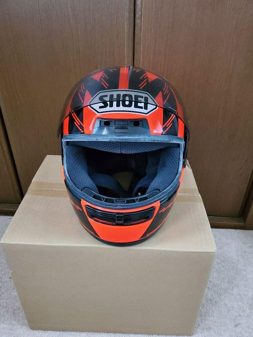SHOEI full face helmet RSV-ZAG L size rare orange L Size F/S from