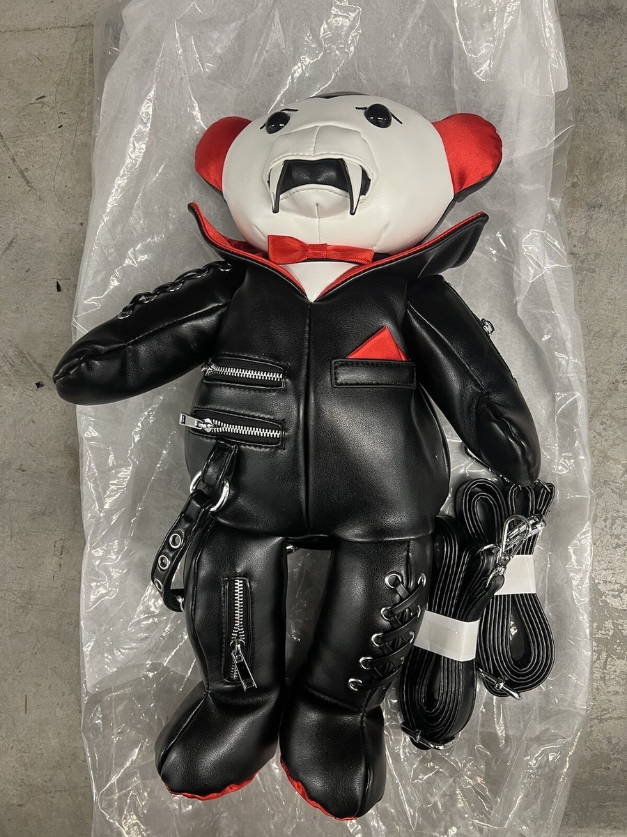 Dolls Kill Halloween Vampire Dracula Tormented Teddy Bear backpack