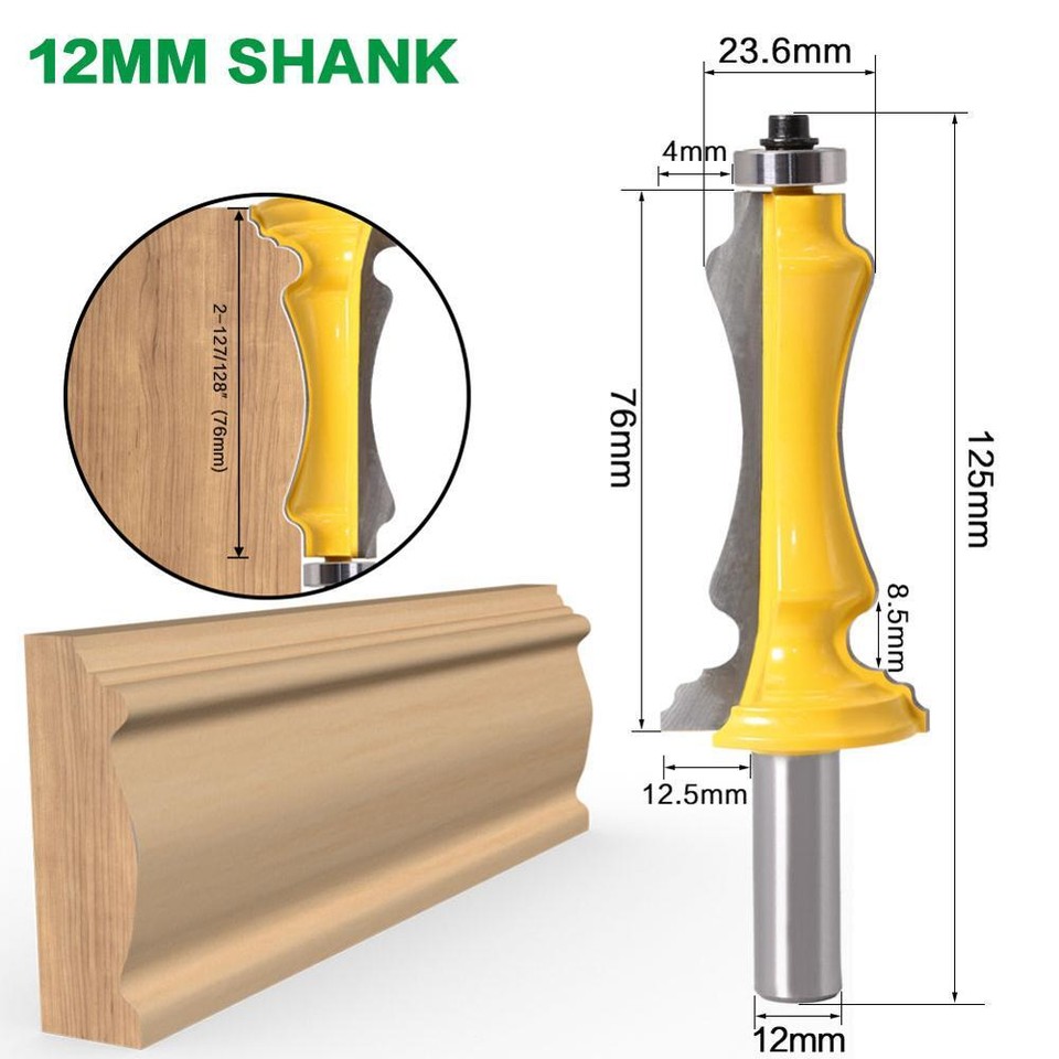 1PC Door & Window Casing Router Bit 1/2