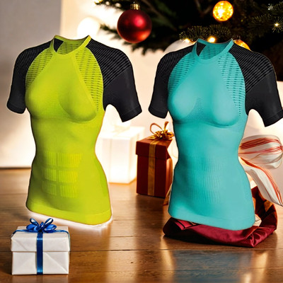 Damen Winter Biking FUNKTIONSSHIRT Fahrradwäsche Unterwäsche Windschutz Zone