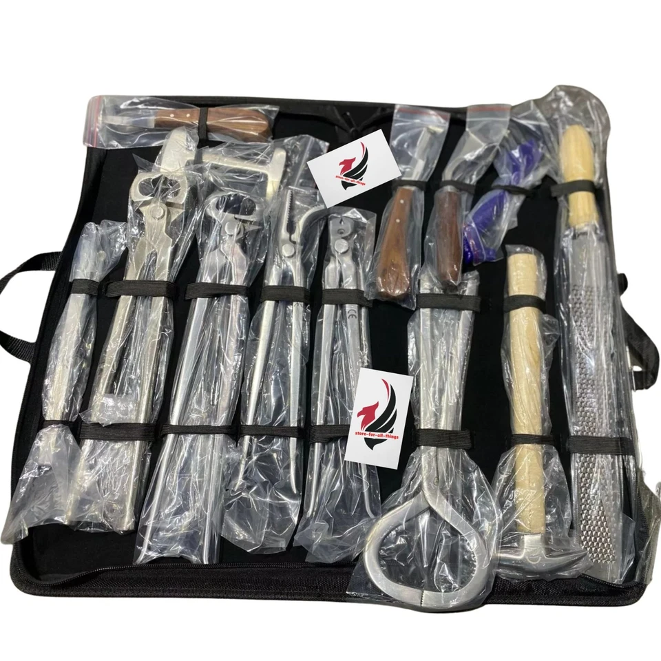 Horse Farrier Tool Kit with Hoof Care Tools & Farrier Apron – Pro Complete Set - Image 2 of 4
