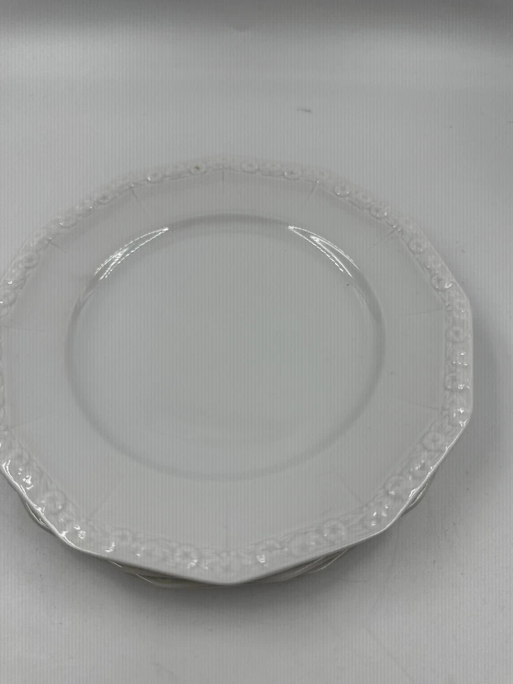 Rosenthal - Maria Weiß - Frühstücksteller Kuchenteller - 3 Stück  Ø 20 cm