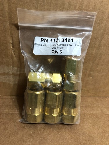 Multiplex 11718491 Check Valve, Brass, 3/4' FPT x 3/4' FPT, WBK10 WBK8 LOT OF 5x