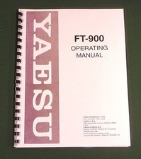 Yaesu FT-900 Instruction Manual - Premium Card Stock Covers  32 LB Paper 