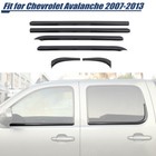 Black Window Bottom Sill Trim Strips Cover For Chevy Silverado Suburban 2007-13
