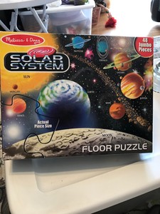 Melissa Doug Space Voyage Wooden Jigsaw Puzzle 48 Pieces