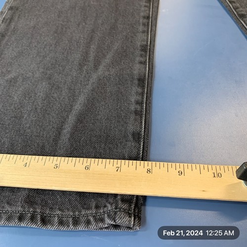 NEW Gap Black Denim Jeans Teen Boys Size 18 FIts 29x29 Straight Leg NWT - Picture 17 of 18