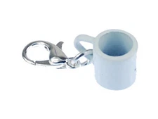 Cup Charm Zipper Pull Miniblings Teeth Cleaning Glass