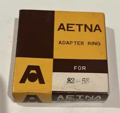 Aetna 52-55mm Adapter Ring Metal Step Up Lens Filter Converter Vintage - Picture 6 of 10