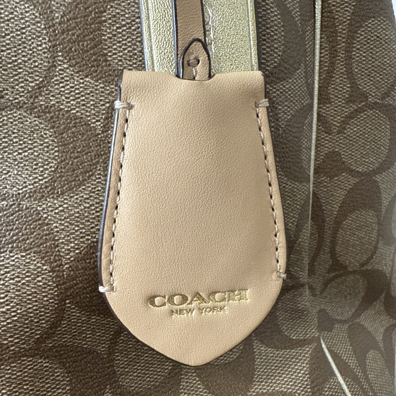 COACH DOUBLE ZIP CARRYALL MONOGRAM - image 4