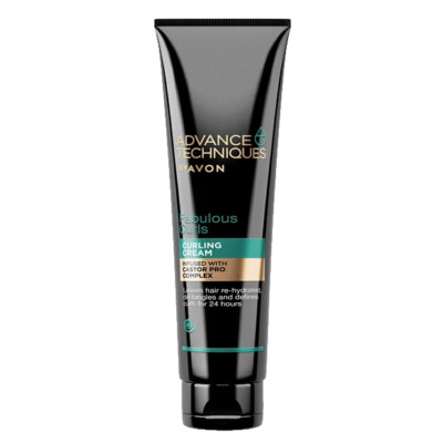 Avon Advance Techniques Locken Styling Creme 150ml Rizinusöl Protein Komplex Top