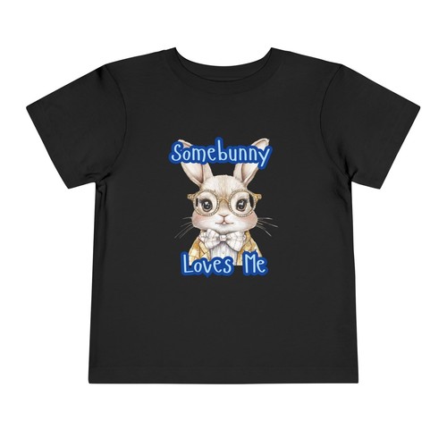 Cute Toddler Tee with Bunny Design, Easter Gift, Kids Casual Wear, Spring - Picture 2 of 43