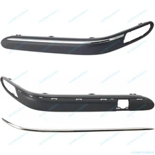 L&R Front Bumper Molding Trim For Mercedes Benz W203 C Class C230 C320 2001-2007