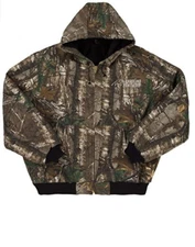 Dunbrooke Apparel NFL Men's Carolina Panthers Real Tree Camo Canvas Heavy Jacket