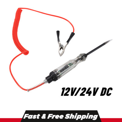 Car Circuit Tester Pen Auto Fuse Test Probe Light Tool For 12V DC Voltage