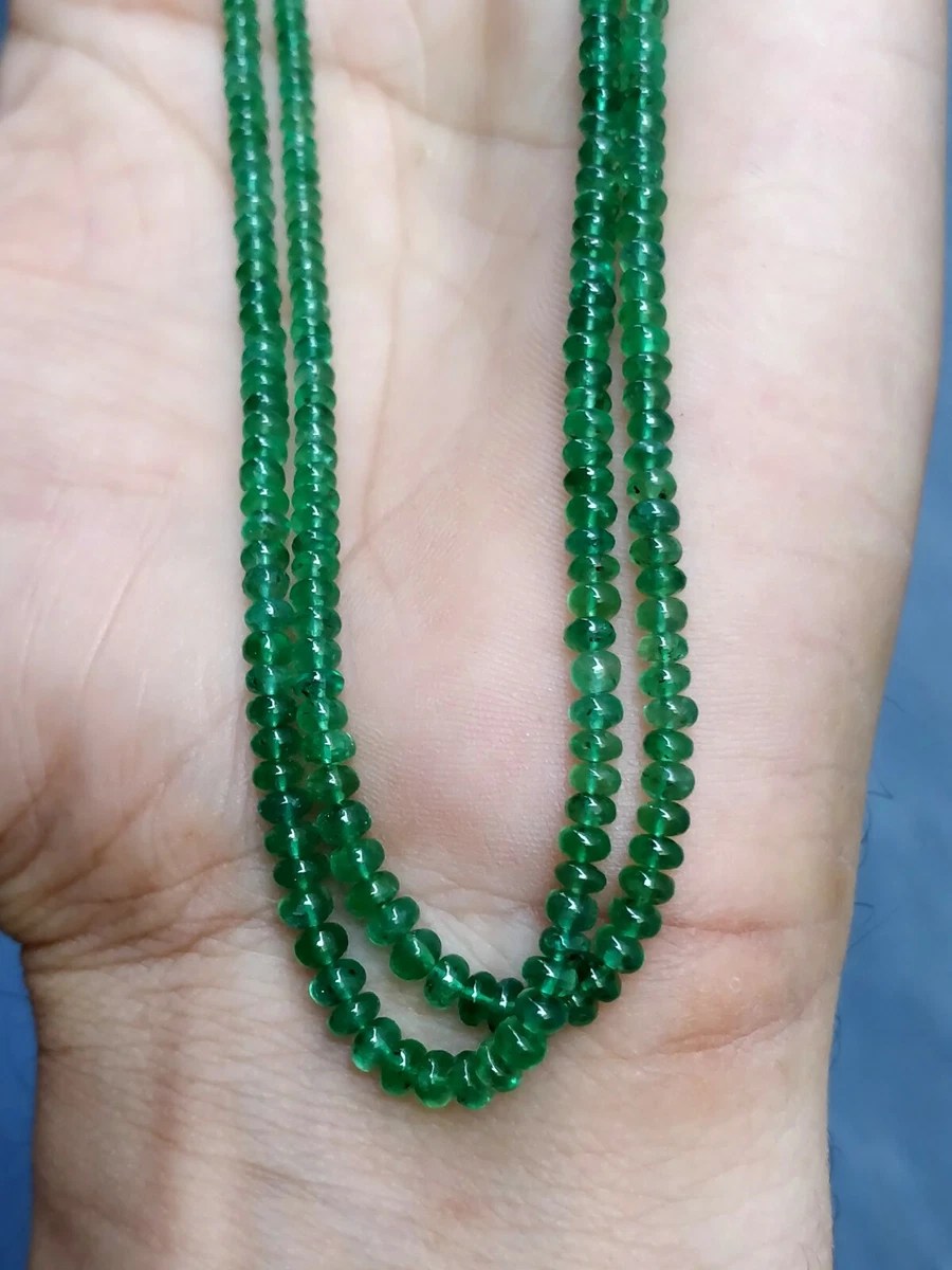 Genuine emerald beads deals