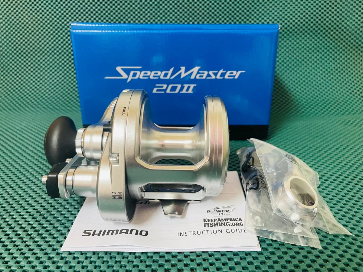 NEW SHIMANO SPEEDMASTER 20 II TWO SPEED SW FISHING REEL 1 3 Days