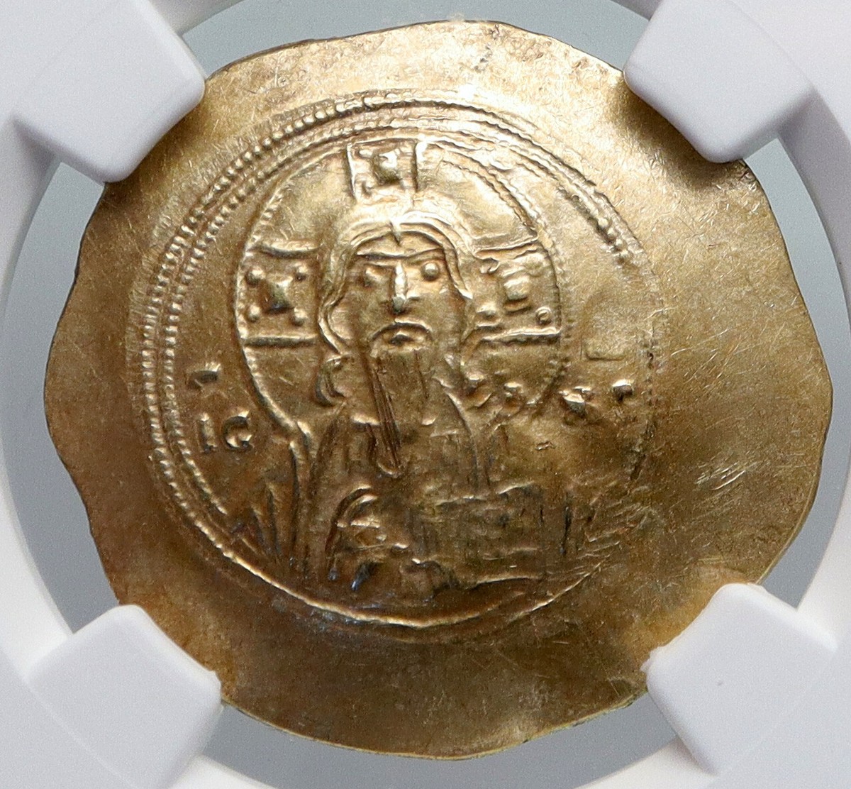 MICHAEL VII Ducas 1071AD Gold Jesus Christ Ancient Byzantine