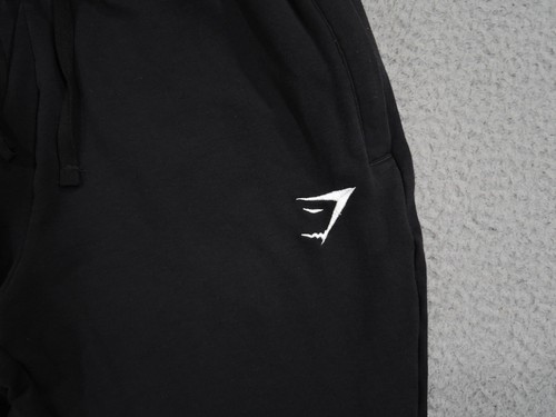 Pantalone Gymshark Uomo Piccolo Nero Jogger Elasticizzato Leggero Tempo Libero - Foto 2 di 10