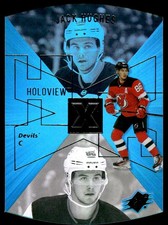 2023-24 Upper Deck 1997-98 SPx Holoview Retros Jack Hughes New Jersey Devils
