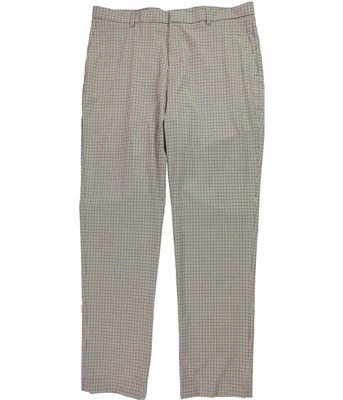 Tommy Hilfiger Mens TH Flex Stretch Plaid Casual Trouser Pants