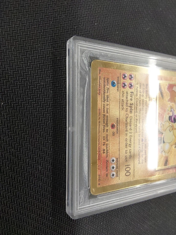 Charizard (Celebrations Metal Card) 004/102 Miscellaneous Cards & Promo PSA 9 - Image 3 of 4