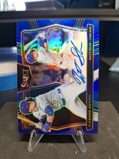 MATT SHAW Diamond selection Rookie Autograph Blue Prizm 43/49 - 2025 select