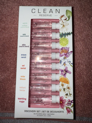 CLEAN RESERVE  - Perfume Discovery Set 8 x 0.05 oz/ 1.5 mL (Set of 8)