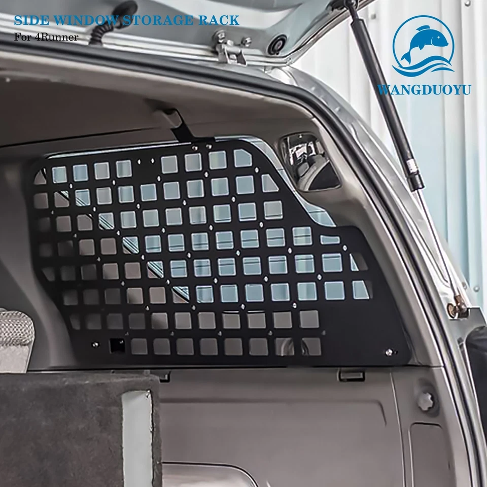 Molle Panel for Toyota 4Runner 2003-2009, Black Side Window Molle Storage Panels Foto 4 de 4