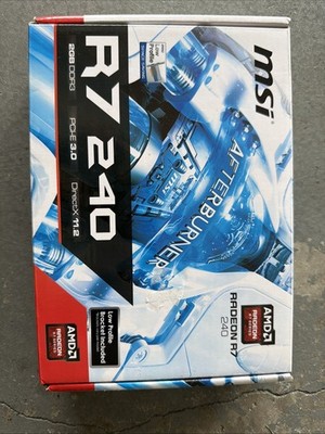 MSI AMD Radeon R7 240 2GB DDR3 64b PCIe GPU Video Card