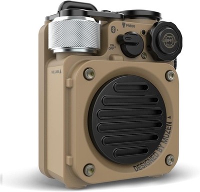 MUZEN MW-PVXI Mini Outdoor Bluetooth Speaker Speaker Flashlight Portable