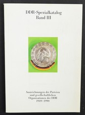DDR DDR Spezialkatalog Band III Bartel Auszeichnungen der Parteien etc.   10991