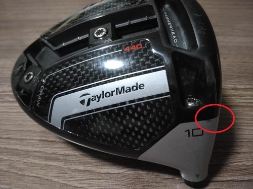 TaylorMade M3 (440) 10° Driver Head Only with spare weight jp - Picture 2 of 12