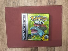 GBA: Pokémon Leaf Green with GBA Wireless Adapter, Manual & Box game boy advance