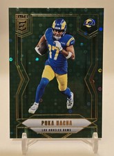 2025 Donruss Elite - Puka Nacua #56 Green Disco Los Angeles Rams