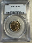 1928 Buffalo Nickel. PCGS MS65. This Is Really A Lovely Coin.
