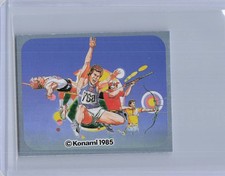 Konami Family Computer Sports Menko Sticker Card #229 Rocketman Amada 1985