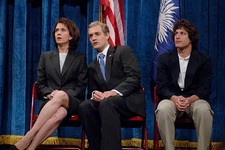 Snl Kristen Wiig as Catherine Curtis Will Forte as George W Bush A- Old Photo